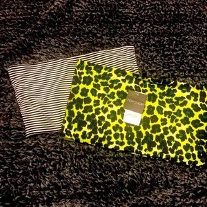 3/$30 Topshop pair of 2 bandeau tops Sz 10
